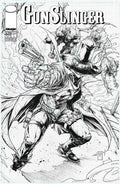 GUNSLINGER SPAWN #60 CVR B JONATHAN URIBE B&W VAR