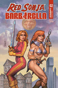 RED SONJA BARBARELLA #2 CVR A JOSEPH MICHAEL LINSNER