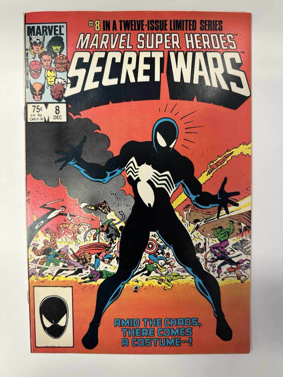 Marvel Super-Heroes Secret Wars #8 1st Symbiote Black Costume VF/NM