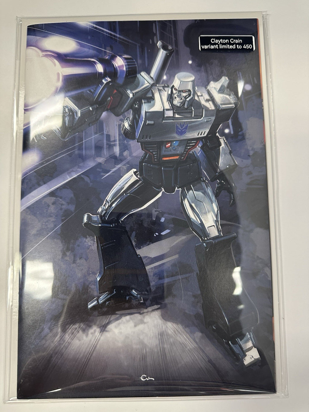 TRANSFORMERS CLAYTON CRAIN MEGATRON MEGCAON All Art VIRGIN NM+