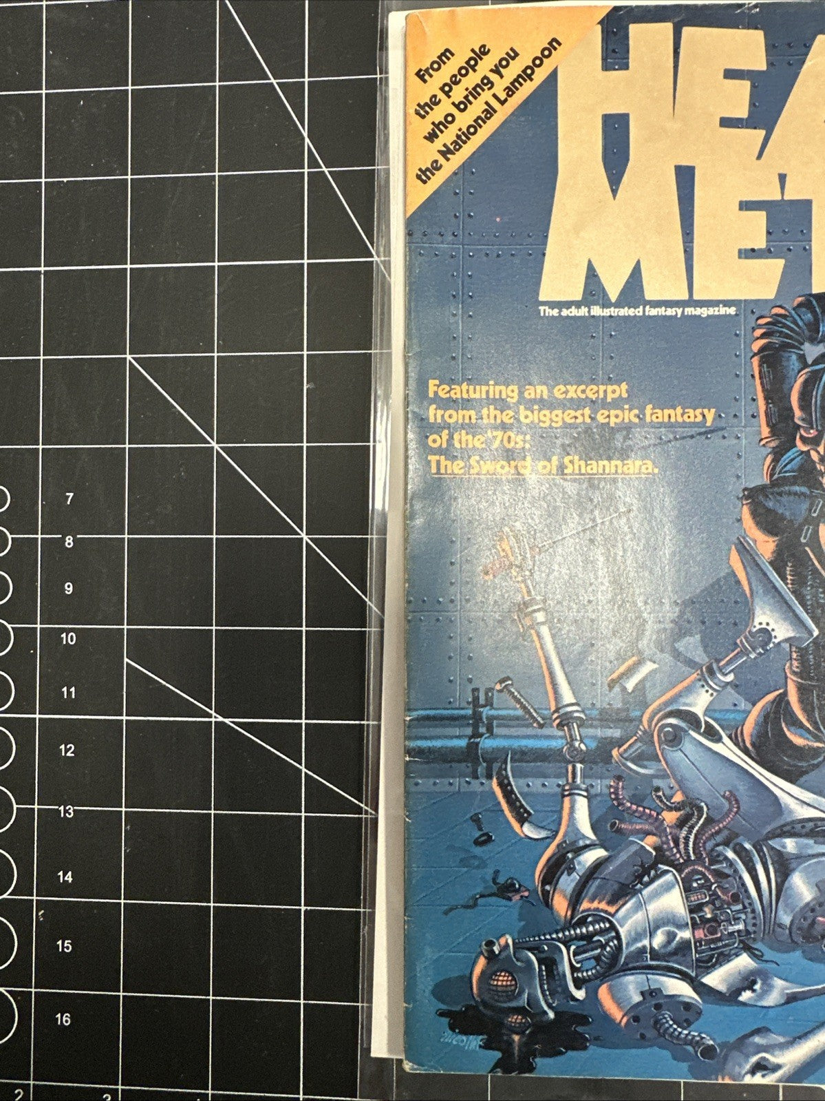 Vintage HEAVY METAL Magazine #1 April 1977 Richard Corben Moebius VG/FN