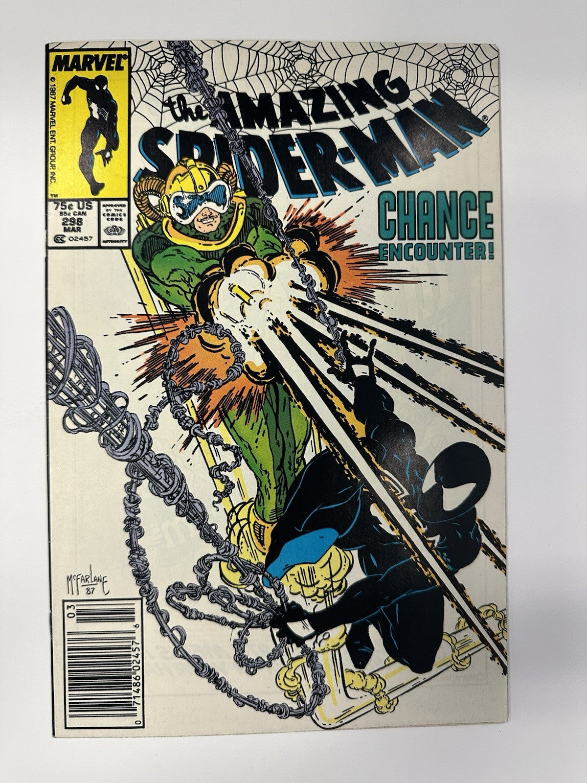 AMAZING SPIDER-MAN #298 1st Todd McFarlane On ASM *NEWSSTAND EDITION VF-