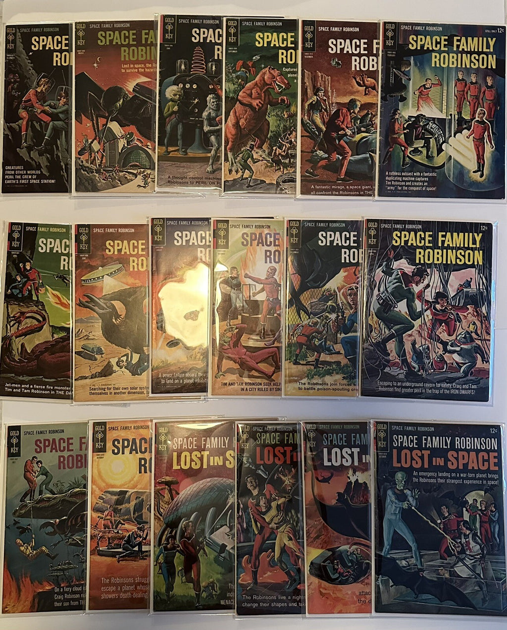 Space Family Robinson Lost in Space 1-36 Complete Gold Key  FN To VF+