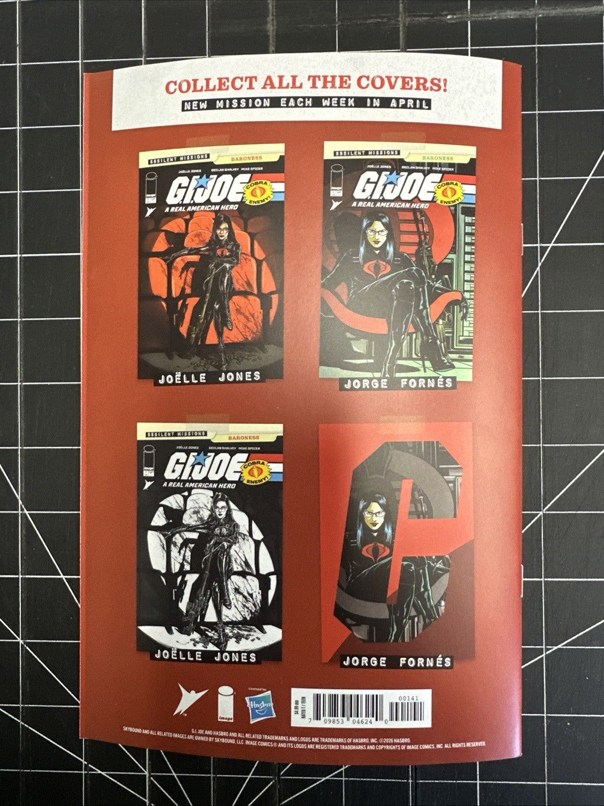 GI Joe Real American Hero Sssilent Missions Baroness #1 1:25 Fornes Foil NM+