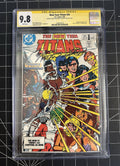New Teen Titans (1982) # 34 (CGC 9.8 SS) Signed Wolfman and  Perez