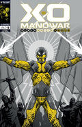 X-O Manowar: Black, White & Gold #3 Variant B (Johnson Black, White & Gold Variant)