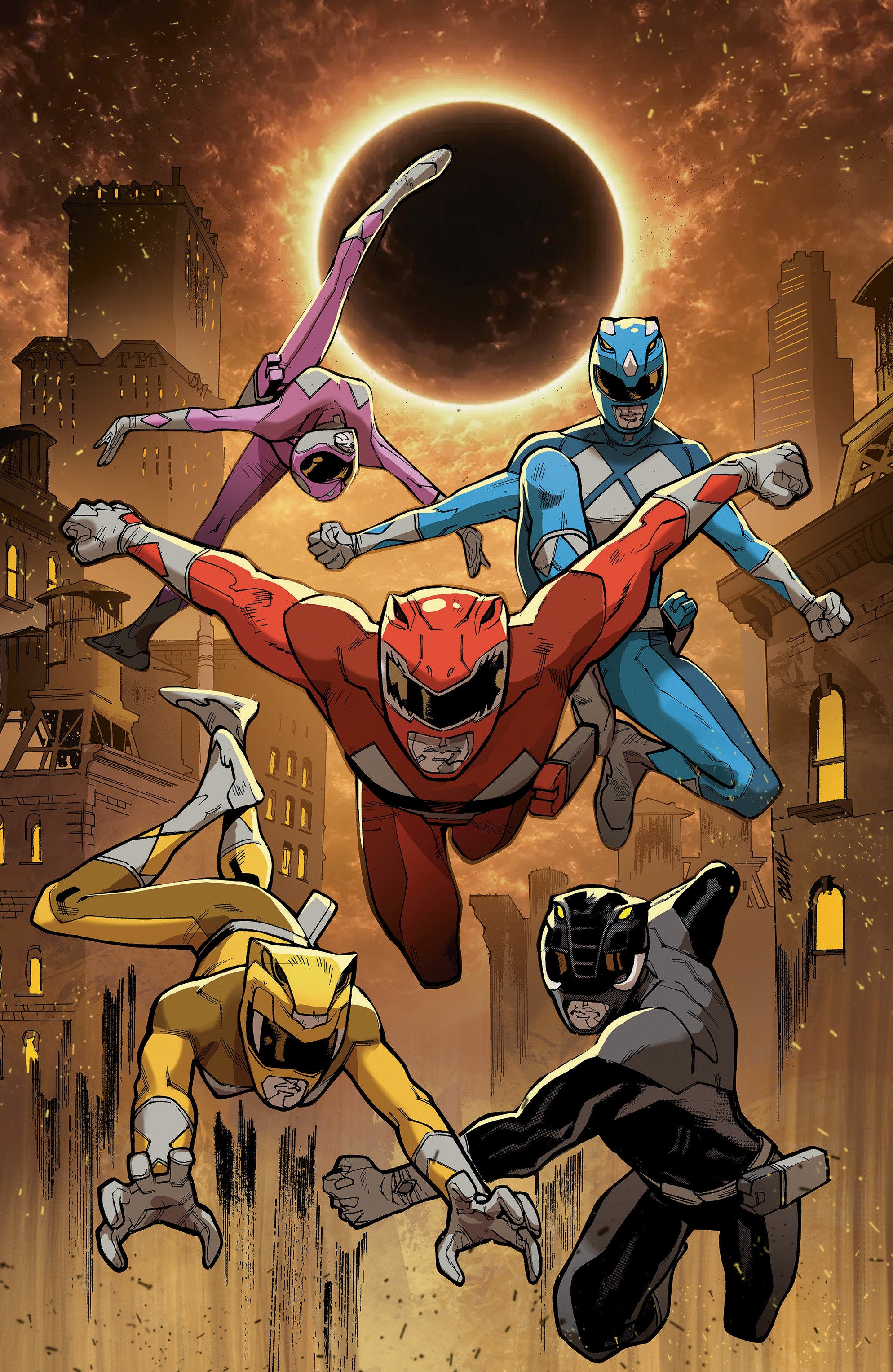 Mighty Morphin Power Rangers (2026) #2 E Foil Variant (Full Art, Foil, BalÃ¡m)